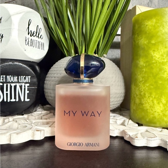 Giorgio Armani Other - Giorgio Armani My Way - Pink Frosted Bottle with Blue Cap